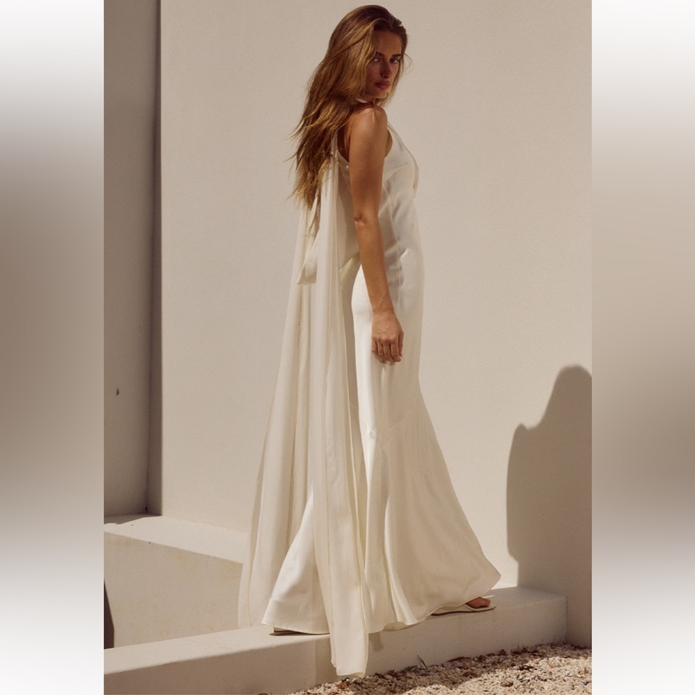 White Maxi Dress (Gabriela Maxi Dress Runaway the Label)